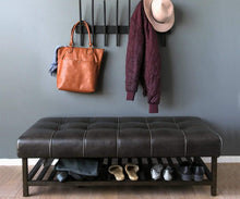 Load image into Gallery viewer, Hauge Ottoman with Shelf
